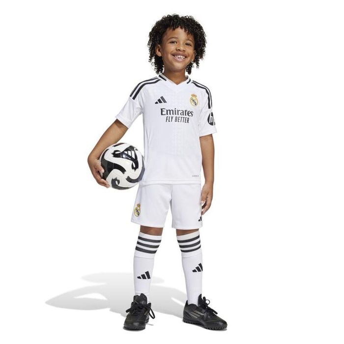 Set Equipación de Fútbol para Niños Adidas Real Madrid 24/25 Home Multicolor 0 Set Equipación de Fútbol para Niños Adidas Real Madrid 24/25 Home Multicolor 0