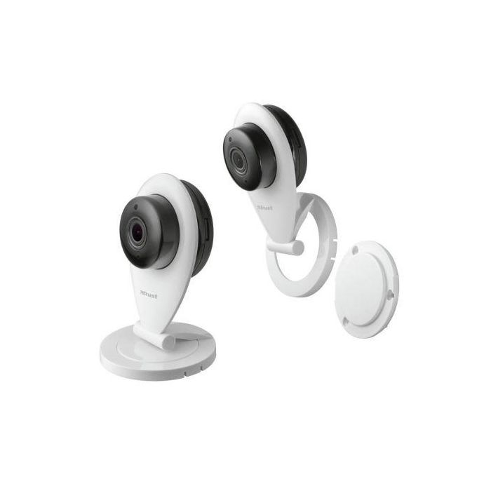 CÁMARA IP INALÁMBRICA TRUST IRUS - HD 720 - VISIÓN NOCTURNA - ALTAVOZ INTEGRADO - GRABA EN MICRO-SD - COMPATIBLE ANDROID/IOS 1