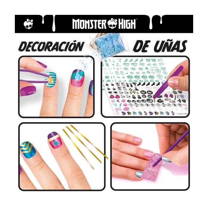 Estudio de uñas monster high glam ghoulish con accesorios 6 Estudio de uñas monster high glam ghoulish con accesorios 6