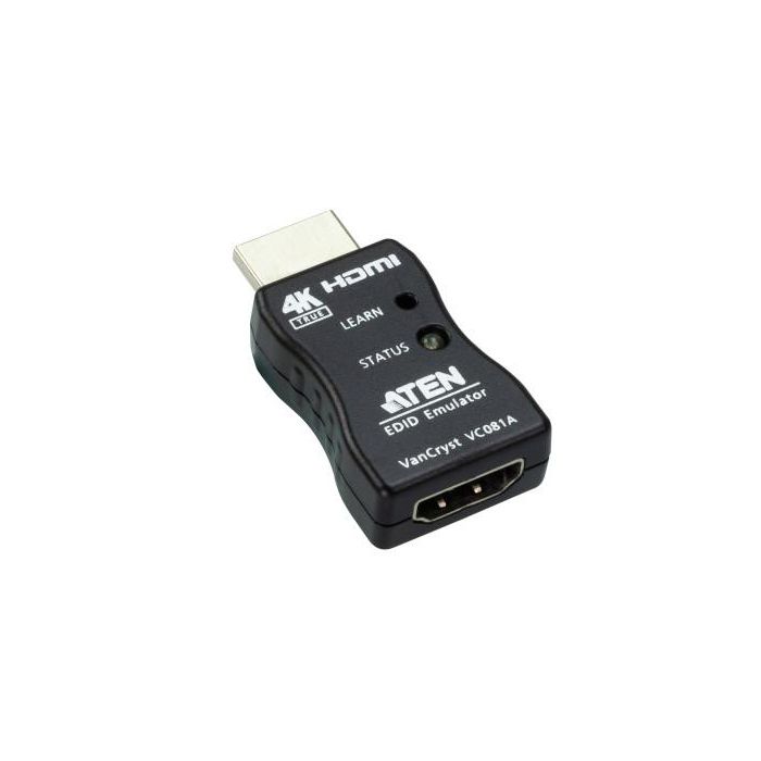 ATEN Adaptador de emulador de EDID HDMI 4K real 1 ATEN Adaptador de emulador de EDID HDMI 4K real 1
