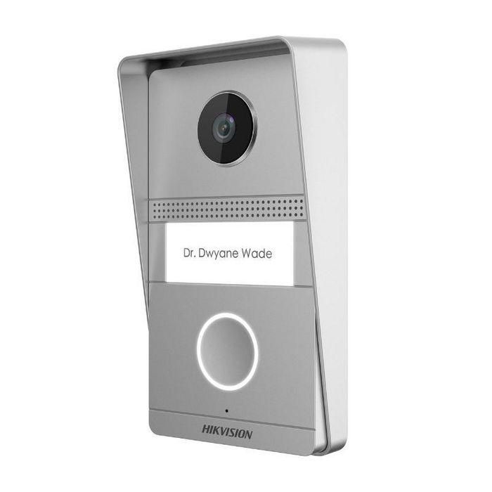 Hikvision Panel exterior 1 botón videoportero villa 2 hilos, cámara 2M antivandálico IK07 IP65. Superficie 1 Hikvision Panel exterior 1 botón videoportero villa 2 hilos, cámara 2M antivandálico IK07 IP65. Superficie 1