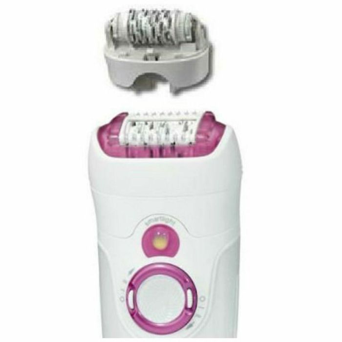 Braun Depiladora Eléctrica SE 7-000 Inalámbrica 2 Velocidades 40 min Blanco / Rosa 23