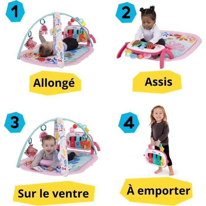 Baby Einstein BAB0074451174139 Tapete de Juego 4 en 1 Niña con Piano, Melodías Patadas, Juguetes Sensoriales Arch, Multilingüe 1 Baby Einstein BAB0074451174139 Tapete de Juego 4 en 1 Niña con Piano, Melodías Patadas, Juguetes Sensoriales Arch, Multilingüe 1
