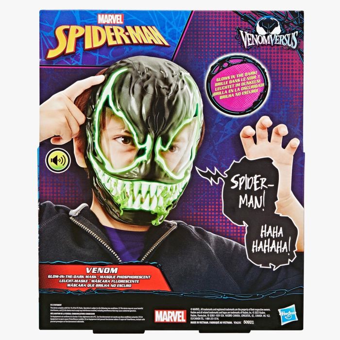 Máscara Venomversus Fluorescente G1828 Hasbro 4 Máscara Venomversus Fluorescente G1828 Hasbro 4