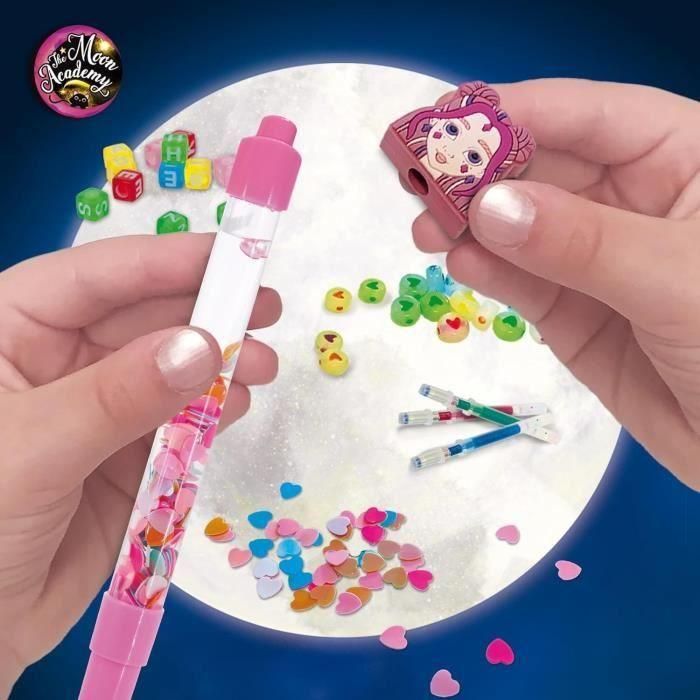 THE MOON ACADEMY LIS8008324110612 - Bolígrafos y Diario Mágicos - Kit Creativo con Bolígrafos Personalizados 2