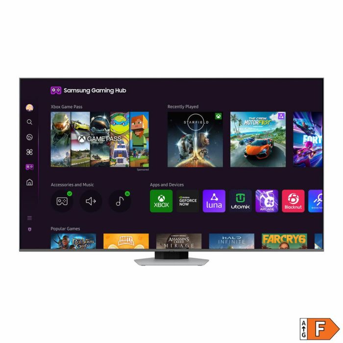 Smart TV Samsung TQ55Q80D 4K Ultra HD QLED AMD FreeSync 55" 1