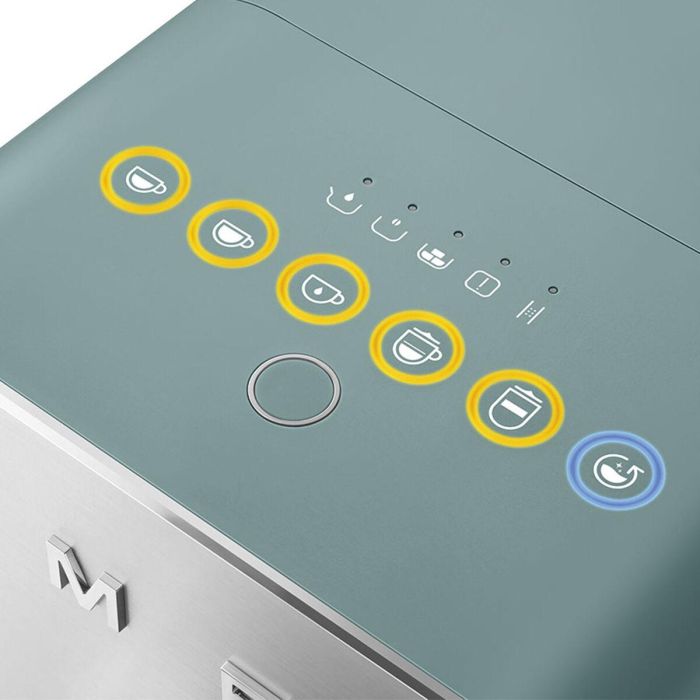 Smeg Cafetera Superautomática Verde BCC13EGMEU 1 Smeg Cafetera Superautomática Verde BCC13EGMEU 1