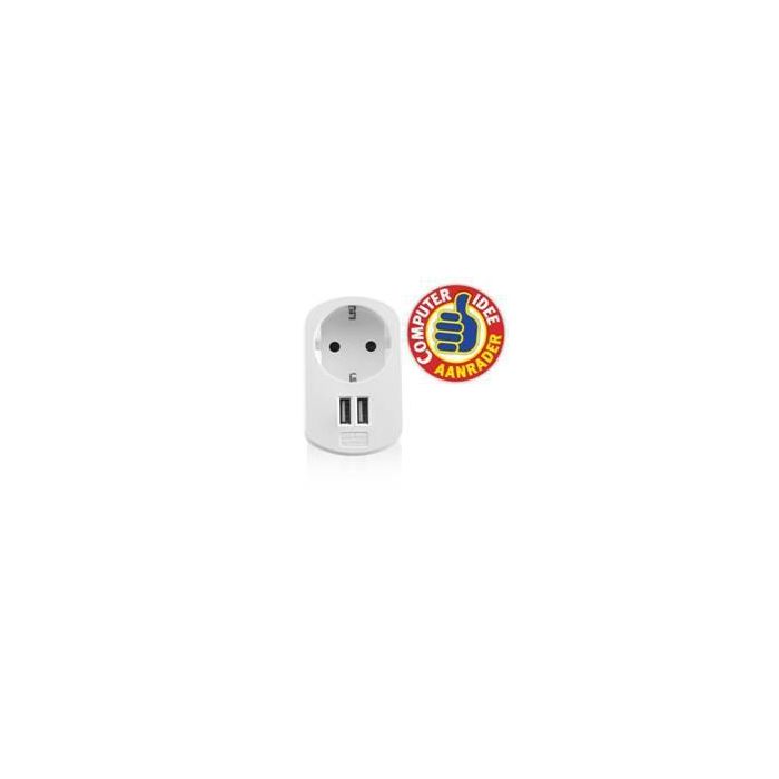 Cargador Usb Ewent 2 Puertos 155 W Cargador Usb Ewent 2 Puertos 155 W