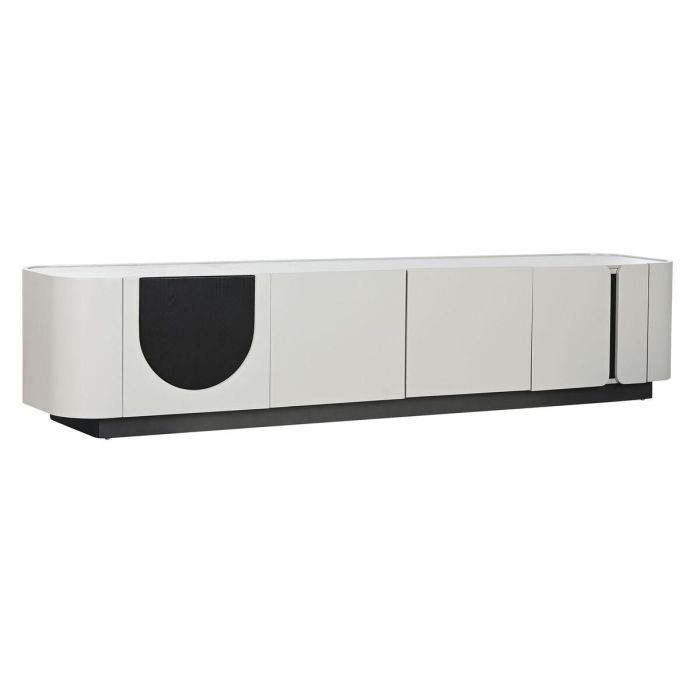 Mueble Tv Moderno DKD Home Decor Beige Blanco 40 x 42 x 200 cm