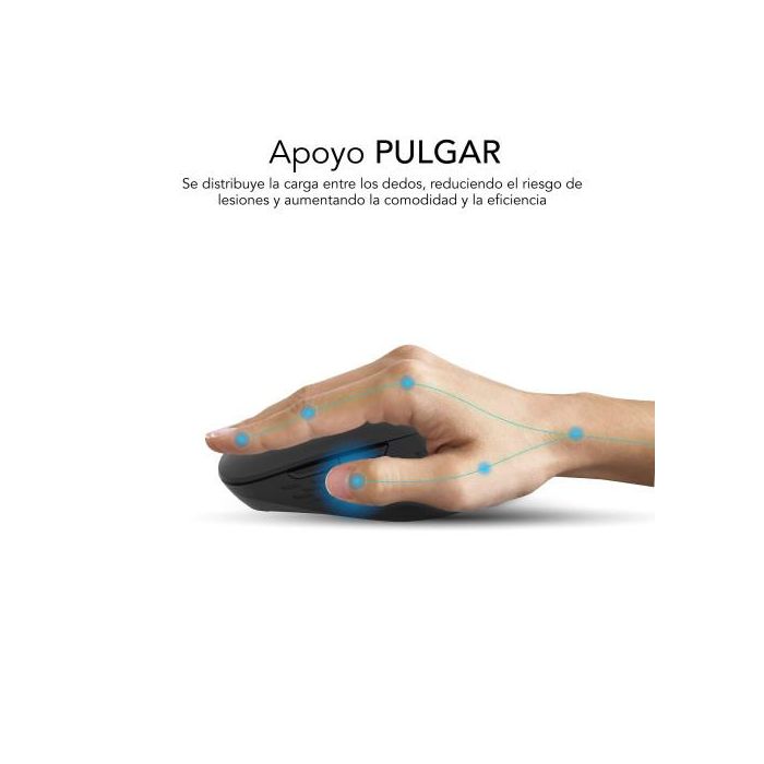 SUBBLIM CURVE ERGO DUAL MOUSE BATTERY BLACK 4 SUBBLIM CURVE ERGO DUAL MOUSE BATTERY BLACK 4