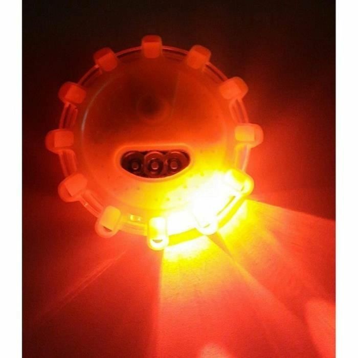 HTC Equipement HTC3513766118270 Pack Seguridad con Disco Luminoso de Advertencia 15 LED y 5 Chalecos Seguridad XL para Adultos 1 HTC Equipement HTC3513766118270 Pack Seguridad con Disco Luminoso de Advertencia 15 LED y 5 Chalecos Seguridad XL para Adultos 1