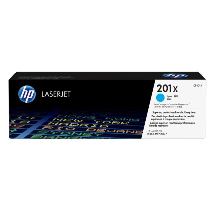 Hp Toner Cian Laserjet Pro M252, M277 Mfp - Nº201X Hp Toner Cian Laserjet Pro M252, M277 Mfp - Nº201X