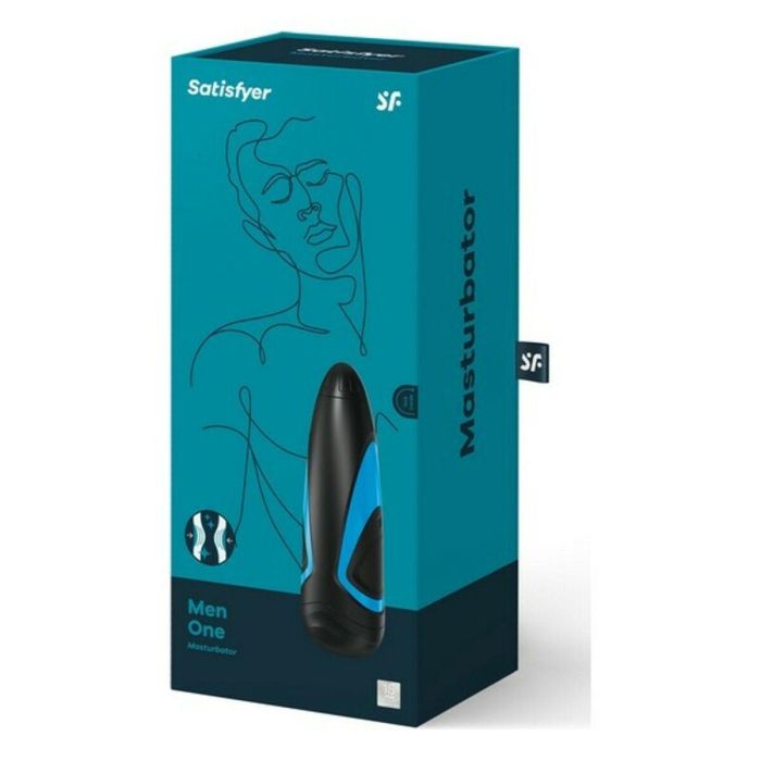 Masturbador Satisfyer 00802756 Negro/Azul Silicona 24,5 cm 3 Masturbador Satisfyer 00802756 Negro/Azul Silicona 24,5 cm 3