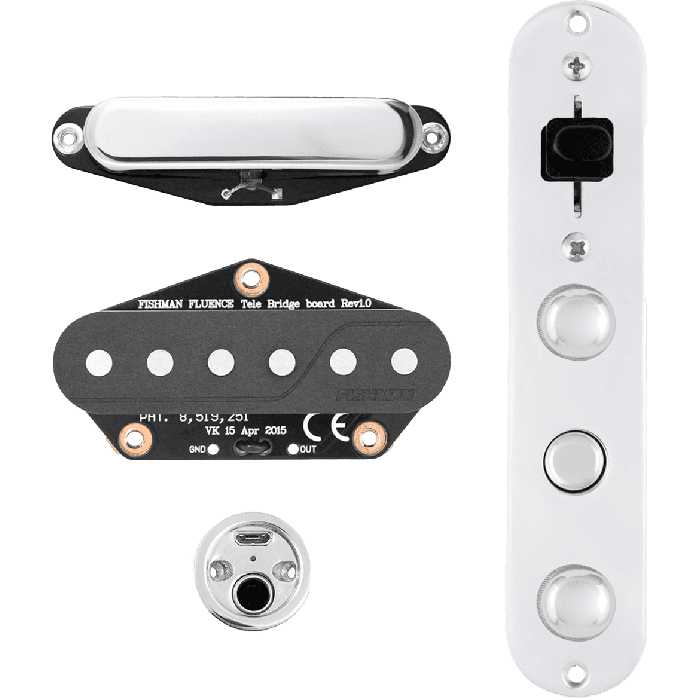 Set 2 Pastillas A/A Greg Kosh Humbucker - Negras Fishman 6