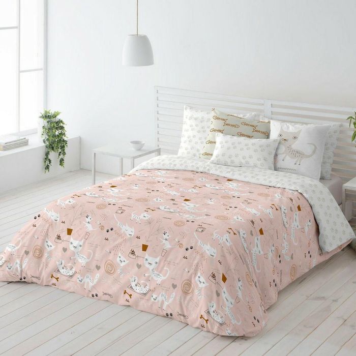 Funda Nórdica Panzup Cats Cama de 150/160 (240 x 220 cm) 3 Funda Nórdica Panzup Cats Cama de 150/160 (240 x 220 cm) 3