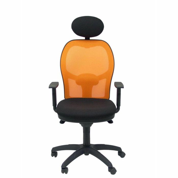 Silla de Oficina con Cabecero Jorquera P&C ALI840C Negro 6 Silla de Oficina con Cabecero Jorquera P&C ALI840C Negro 6