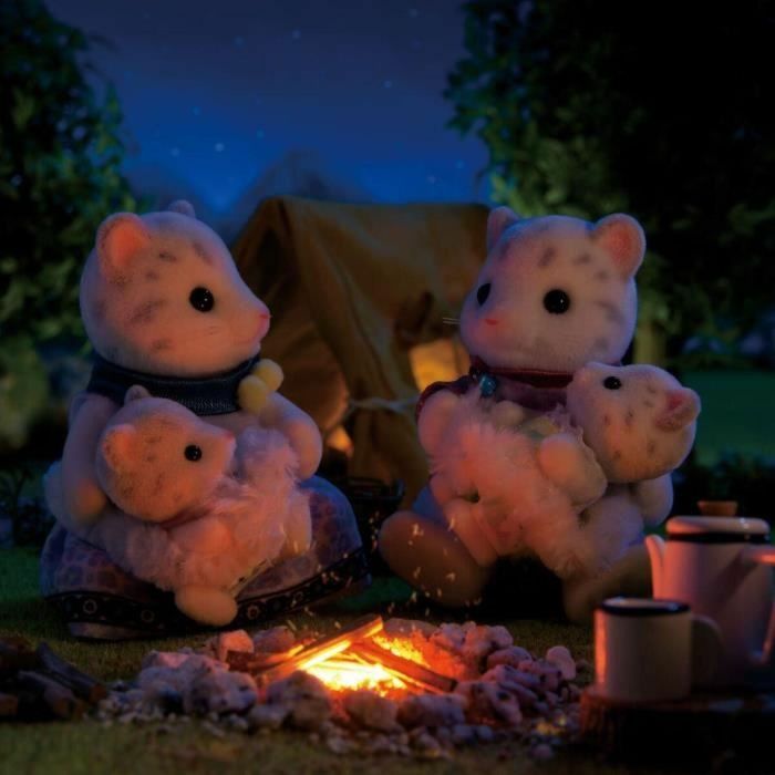 Sylvanian Families SYL5054131058145 La familia Snow Panther Minifiguras A partir de 3 años 2