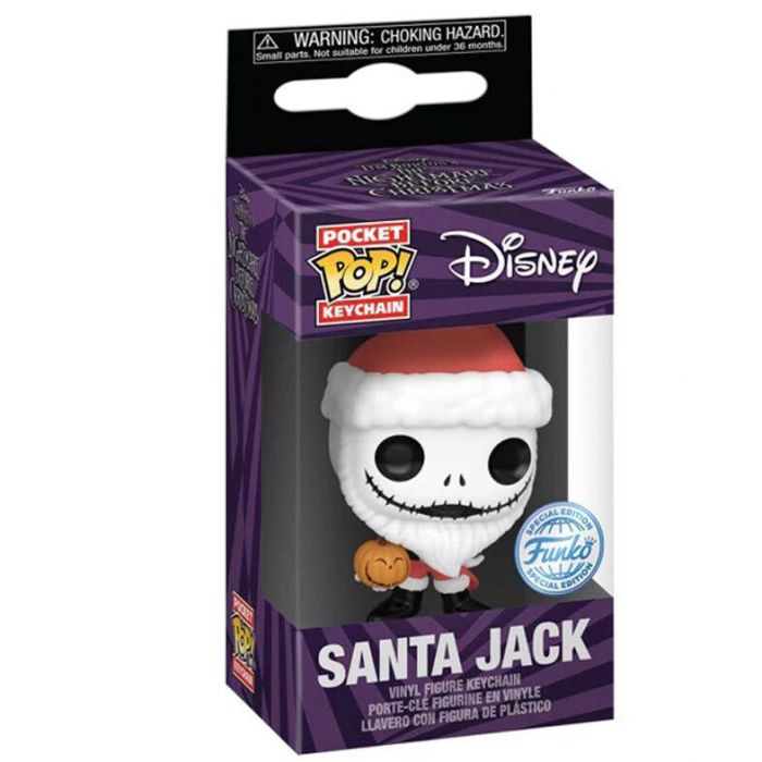 Llavero Pocket POP Disney Pesadilla Antes de Navidad Santa Jack Exclusive 1 Llavero Pocket POP Disney Pesadilla Antes de Navidad Santa Jack Exclusive 1