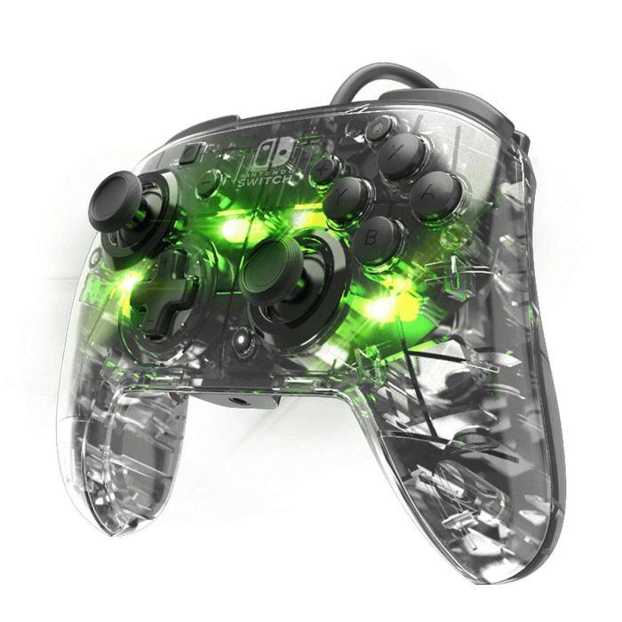 PDP Controlador Prismatic Afterglow con Cable para Nintendo Switch, Iluminación LED, Audio y Chat 3.5mm, Controles Integrados 13