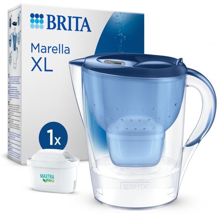 Brita Filtro de Agua de Mesa Marella XL Azul incluye 1 filtro