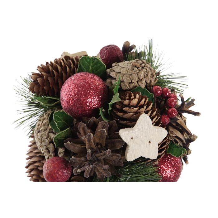 DKD Home Decor Bola Redonda Decoración Navideña Tradicional de Piña Verde y Rojo 14 cm Set de 6 para Árbol de Navidad 2 DKD Home Decor Bola Redonda Decoración Navideña Tradicional de Piña Verde y Rojo 14 cm Set de 6 para Árbol de Navidad 2
