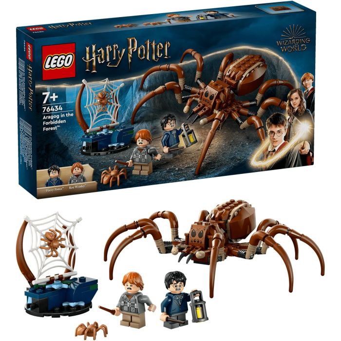 LEGO 76434 Harry Potter: Set de Construcción del Escenario 'Aragog en el Bosque Prohibido' con Araña Gigante de Juguete para Niños 14