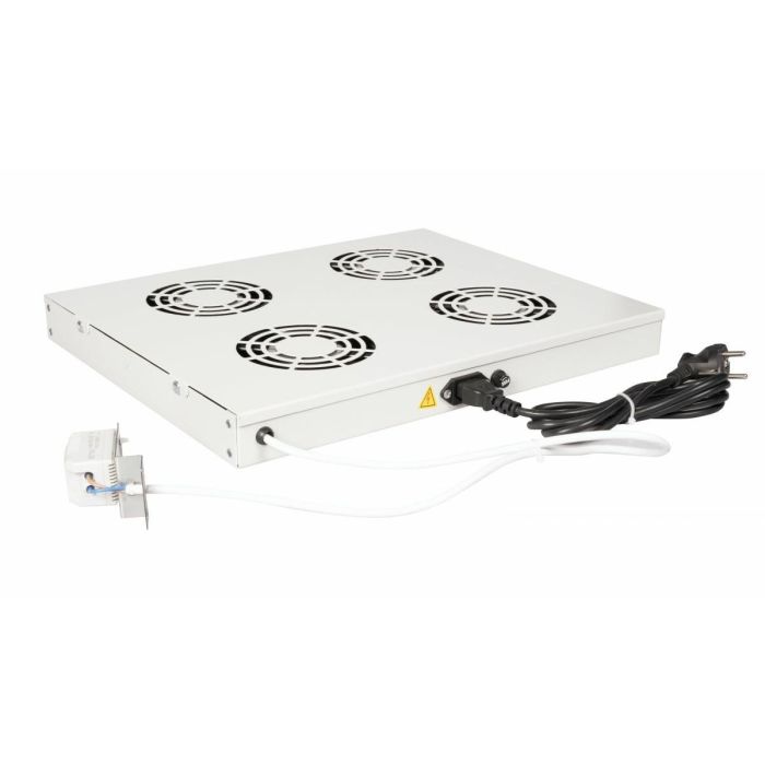 Equip Lüftermodul 19" für Serverschränke. 4xLüfter RAL7035 4