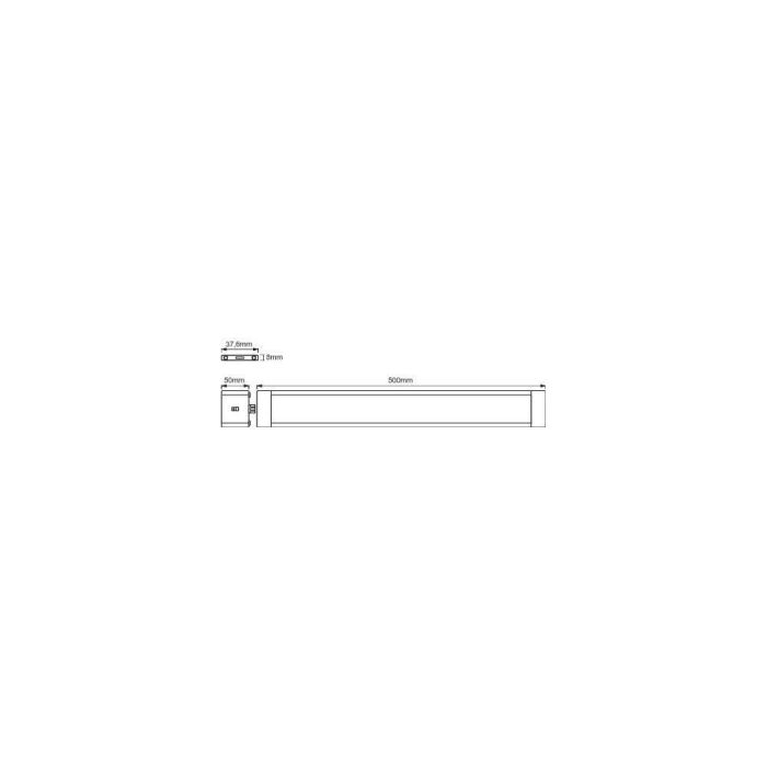 [LVE-4058075268364] Luminaria LED para Armarios Ledvance 10W 470Lm 3000K 100º IP20 Regulable 2