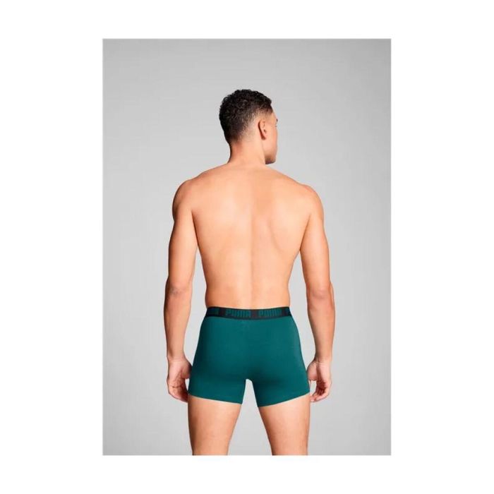 Bóxer de Hombre Puma Everyday Sea Negro Verde 2 Piezas Negro 2