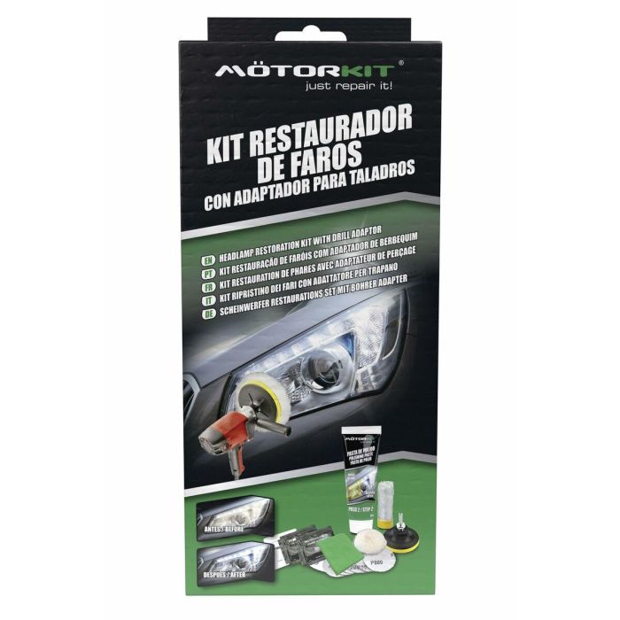 Restaurador de Faros Motorkit MOT1005 Taladro 5