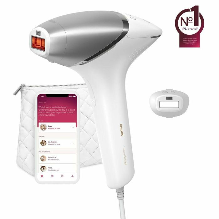 Philips BRI940/00 Depiladora Láser e IPL blanco/gris. Dispositivo de luz pulsada intensa para reducción de vello permanente. 15 Philips BRI940/00 Depiladora Láser e IPL blanco/gris. Dispositivo de luz pulsada intensa para reducción de vello permanente. 15