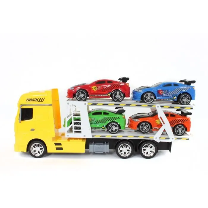 Turbo Challenge Camión de Transporte 1/24 Vehículo de Fricción MGM3301040972805 Vehículos de Intervención Color Aleatorio 3