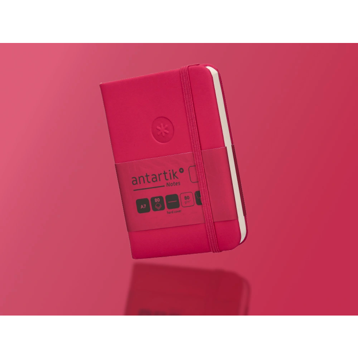 Antartik Cuaderno A7 Tapa Dura Burdeos Hojas Lisas 80 Hojas 80gr FSC 9