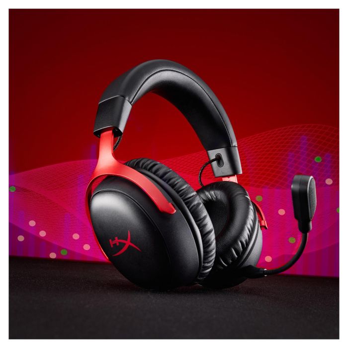 HyperX Cloud III S Wireless - Auriculares Gaming Inalámbricos con Micrófono Extraíble, Bluetooth 5.3, RF 2.4 GHz, 120h Batería, Almohadillas, Negro 1 HyperX Cloud III S Wireless - Auriculares Gaming Inalámbricos con Micrófono Extraíble, Bluetooth 5.3, RF 2.4 GHz, 120h Batería, Almohadillas, Negro 1