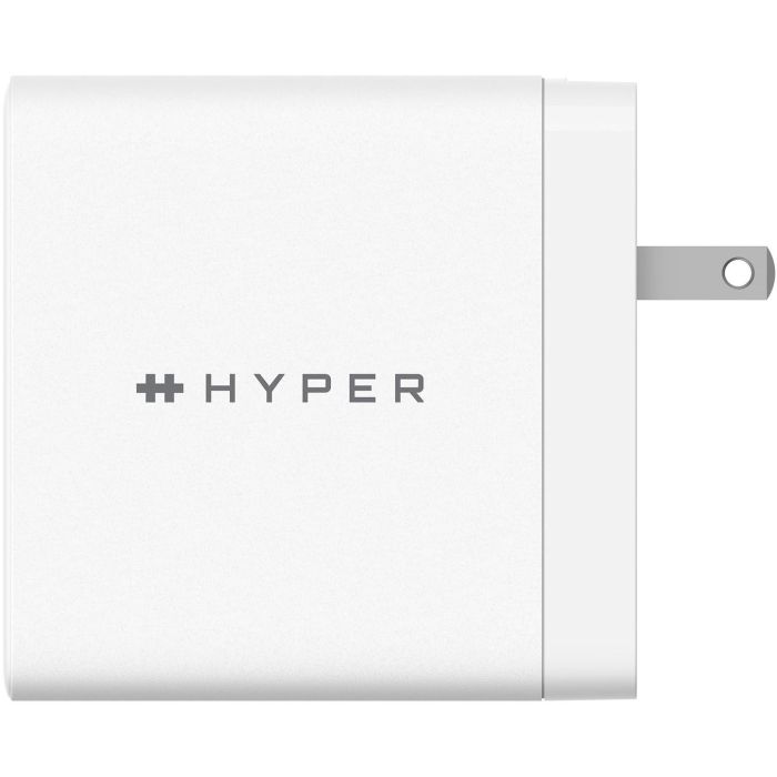 Hyper HYPERJUICE Cargador GaN USB-C de 140W con Carga Rápida, 2 Puertos USB-C y Cable de 2m Blanco para Portátiles/Móviles 3