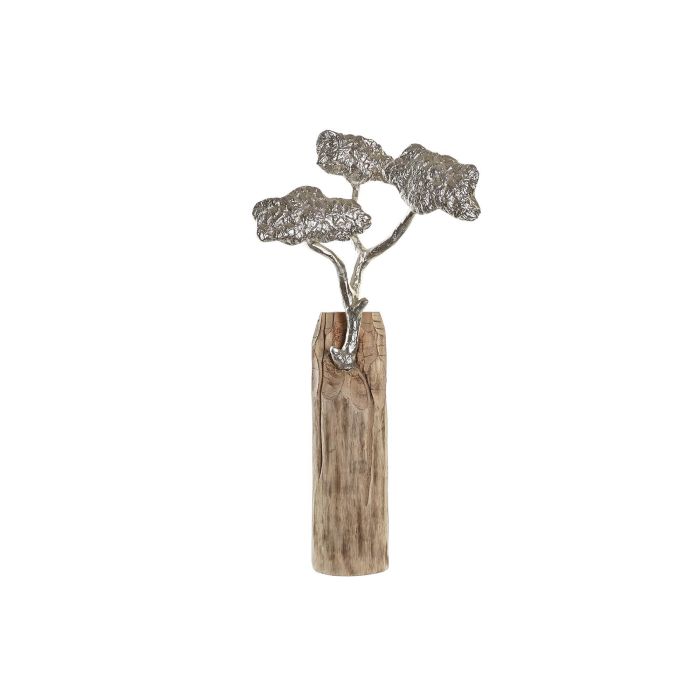 Figura Colonial DKD Home Decor Marron Plateado 11 x 51 x 26 cm