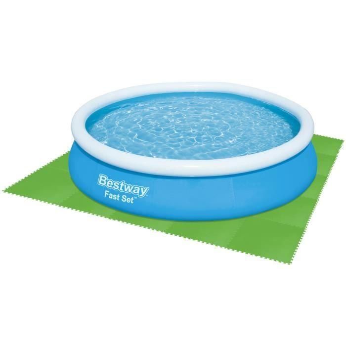 Bestway Suelo Piscina Foam Verde 9 Piezas 78x78 cm Jardin 58636 3