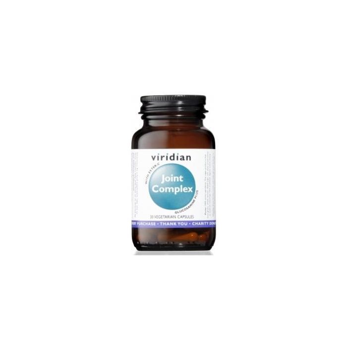 VIRIDIAN Complex Articular 30 Cápsulas Veganas con Glucosamina, Boswellia, Ester-C y Cúrcuma para Articulaciones