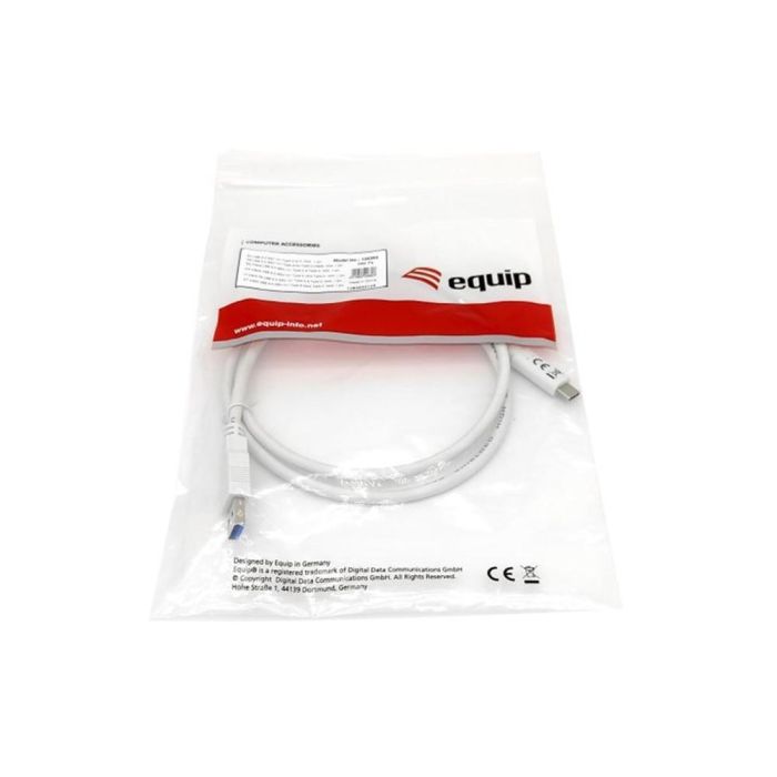 Cable USB A a USB-C Equip 128363 Blanco 1 m 2