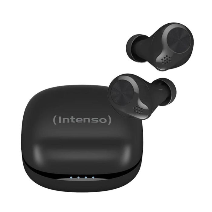 Intenso 3720200 Auriculares Inalámbricos TWS Buds Micro Bluetooth 5.3, Control Táctil, 25h Autonomía, Carga USB-C, Negro Intenso 3720200 Auriculares Inalámbricos TWS Buds Micro Bluetooth 5.3, Control Táctil, 25h Autonomía, Carga USB-C, Negro