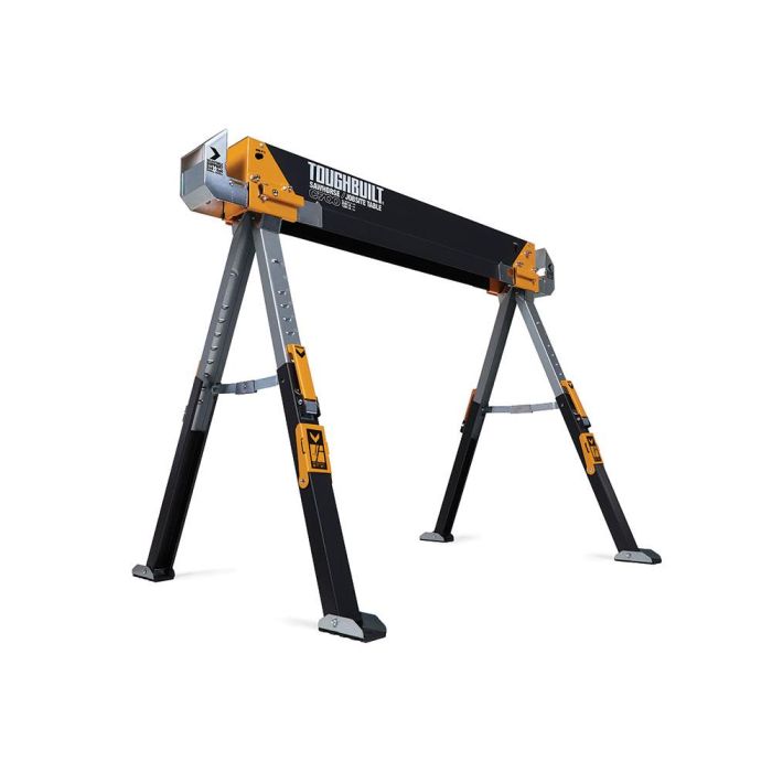Toughbuilt Pack 2 unid. Caballetes/Mesa de Trabajo tb-c700-2, Acero, Capacidad 589kg cada uno 1 Toughbuilt Pack 2 unid. Caballetes/Mesa de Trabajo tb-c700-2, Acero, Capacidad 589kg cada uno 1