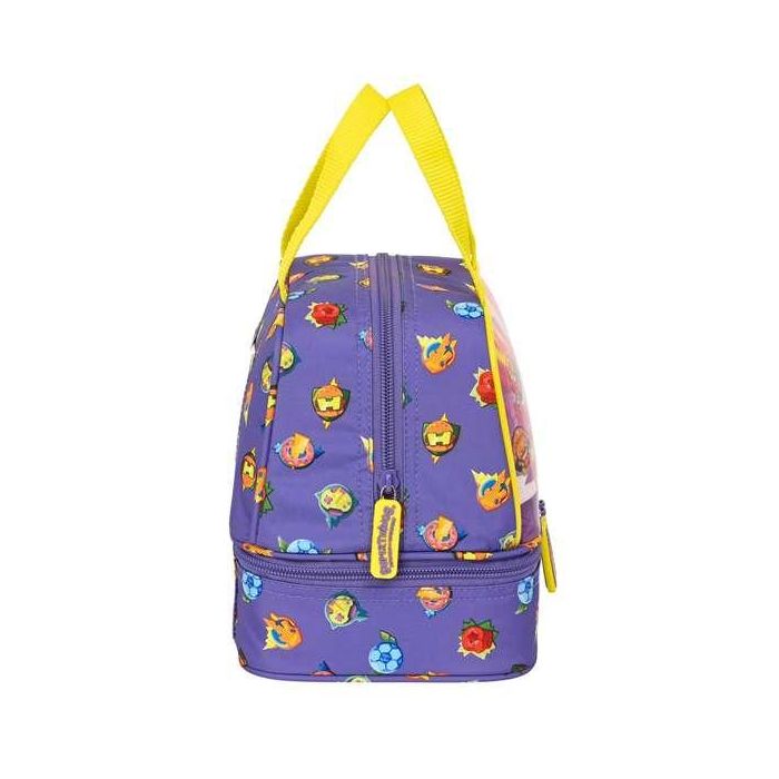 Bolsa Térmica SuperThings Guardians of Kazoom Amarillo Morado 20 x 20 x 15 cm 2