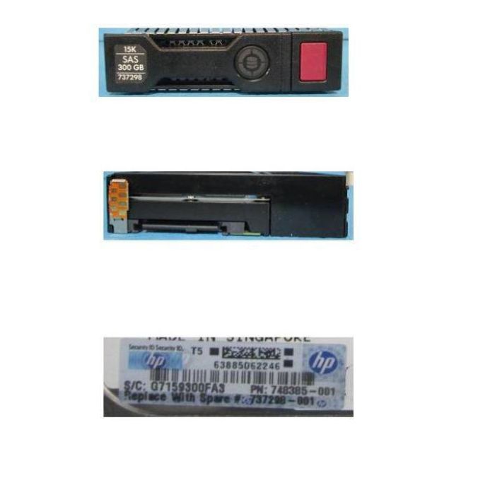 Hewlett Packard Enterprise Disco Duro SAS de 300GB Hot-plug - 15,000 RPM, 3.5-pulgadas LFF, 12Gb/sec, SmartDrive Carrier 1