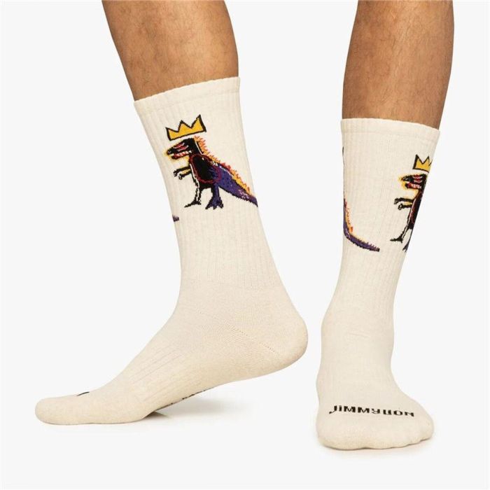 Calcetines Jimmy Lion Athletic Basquiat Pez Dis Marrón 2