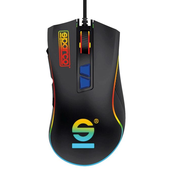 Ratón Gaming Sparco Negro 7200 dpi