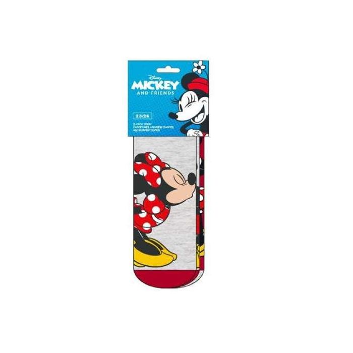 Cerdá Calcetines antideslizantes Minnie para niños, con aplicaciones, Talla 27/30, Multicolor