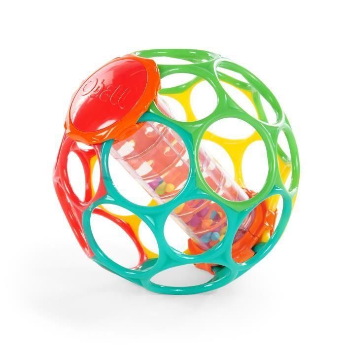Juguete infantil BRIGHT STARS Oball con palo de lluvia de fácil agarre, sin BPA, rojo, amarillo, verde y azul, para recién nacidos Juguete infantil BRIGHT STARS Oball con palo de lluvia de fácil agarre, sin BPA, rojo, amarillo, verde y azul, para recién nacidos