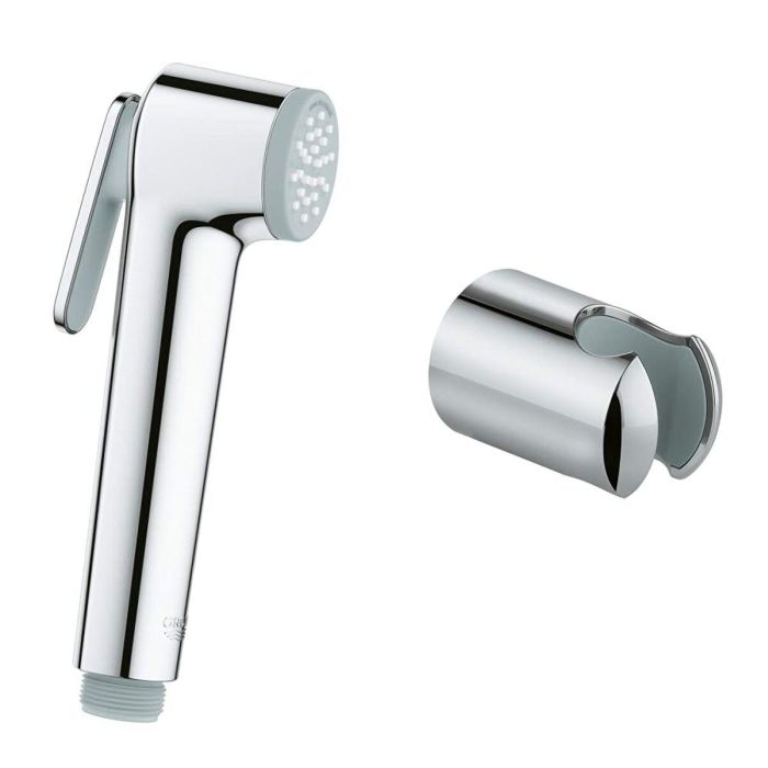 Grohe 26351000 Rociador de Ducha Vitalio, Ducha de Mano con Gatillo, 1 Chorro, Cromo, Antical, Ahorro de Agua