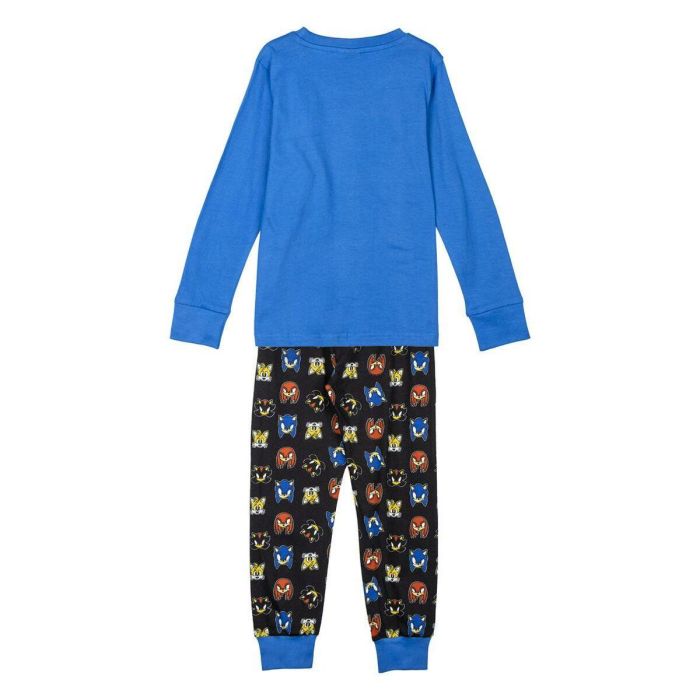 Pijama Infantil Sonic Azul 6 Pijama Infantil Sonic Azul 6