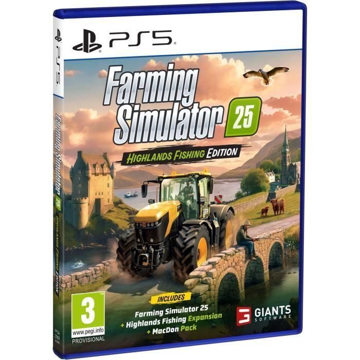 Farming Simulator 25: Edición Pesca en las Tierras Altas - Juego para PS5 0 Farming Simulator 25: Edición Pesca en las Tierras Altas - Juego para PS5 0